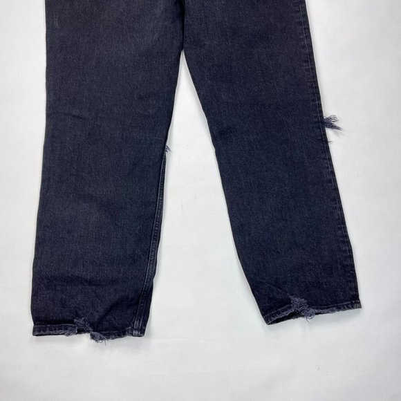 Abercrombie Fitch Ultra High Rise 90s Straight‎ Denim Jeans Women 33 16 Vintage - Picture 7 of 11